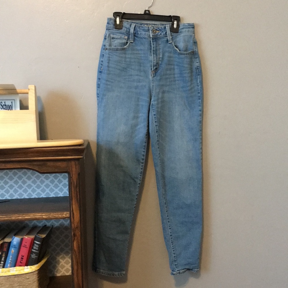 ARIZONA MOM JEANS LIGHT BLUE WASH